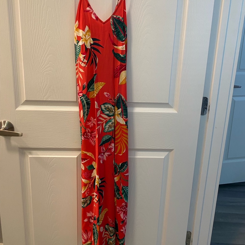 Hawaiian maxi dress